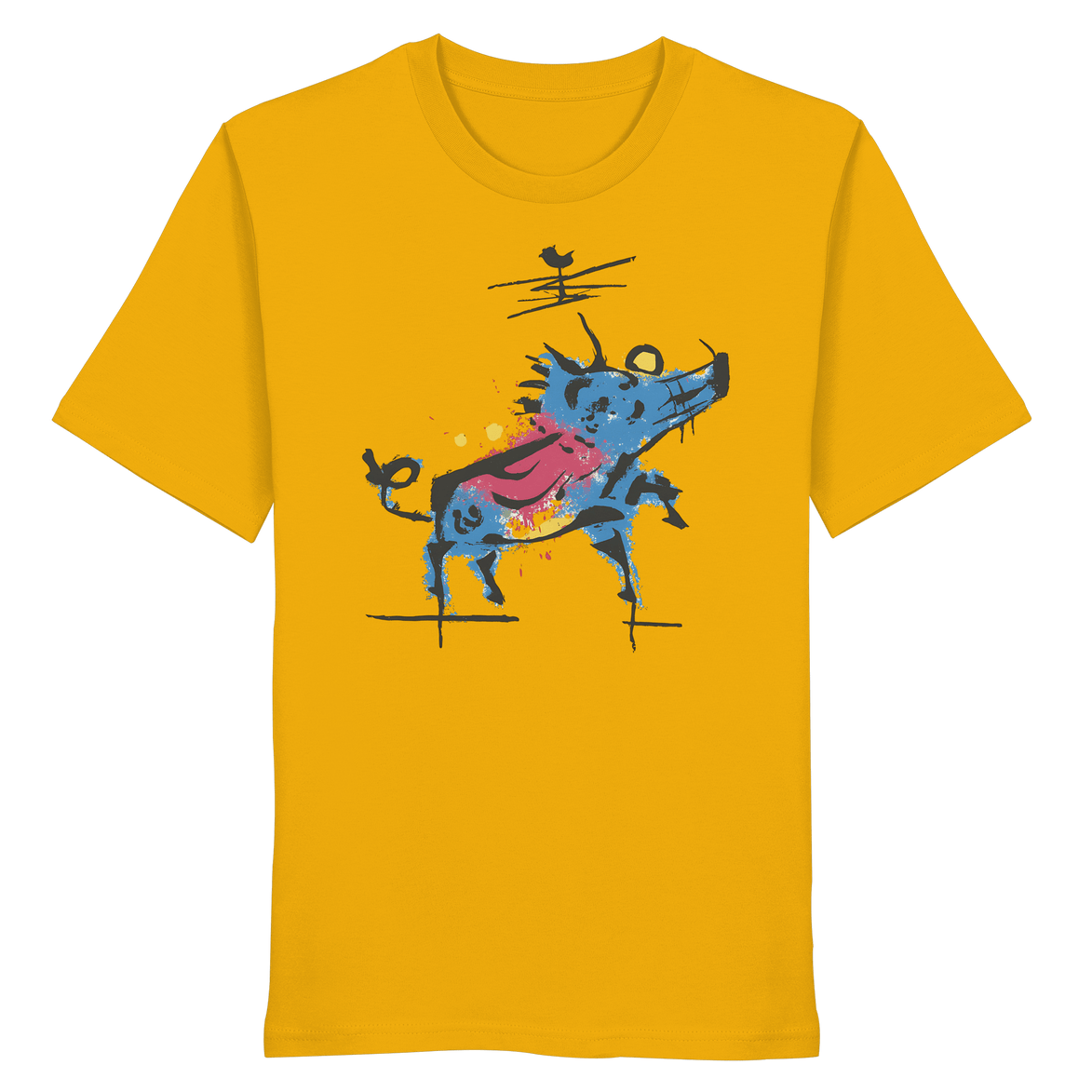 James Hunter - Nature and Beyond Unisex-Shirts Spectra Yellow / XS Wild Charge — Art Collection Organic T-Shirt No. 5 - Organic Shirt
