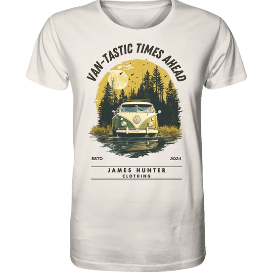 James Hunter - Nature and Beyond Unisex-Shirts Vintage White / XS Van-Tastic Times Ahead - Organic Shirt