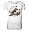 James Hunter - Nature and Beyond Unisex-Shirts White / XS Boar to be Bad - Organic Shirt