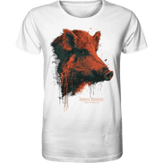 James Hunter - Nature and Beyond Unisex-Shirts White / XS Born to Charge. Built to Stand Out. - Organic Shirt