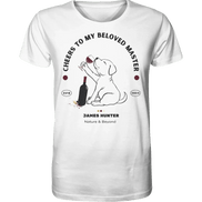 James Hunter - Nature and Beyond Unisex-Shirts White / XS Cheers, to my beloved Master  - Organic Shirt