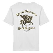 James Hunter - Nature and Beyond Unisex-Shirts White / XS Divine Precision - Sacred Shot - Organic Shirt