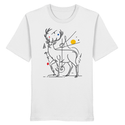 James Hunter - Nature and Beyond Unisex-Shirts White / XS Geometry of the Wild  — Art Collection No.3 - Organic Shirt