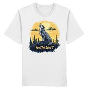 James Hunter - Nature and Beyond Unisex-Shirts White / XS Howl You Doin' ? - Organic Shirt