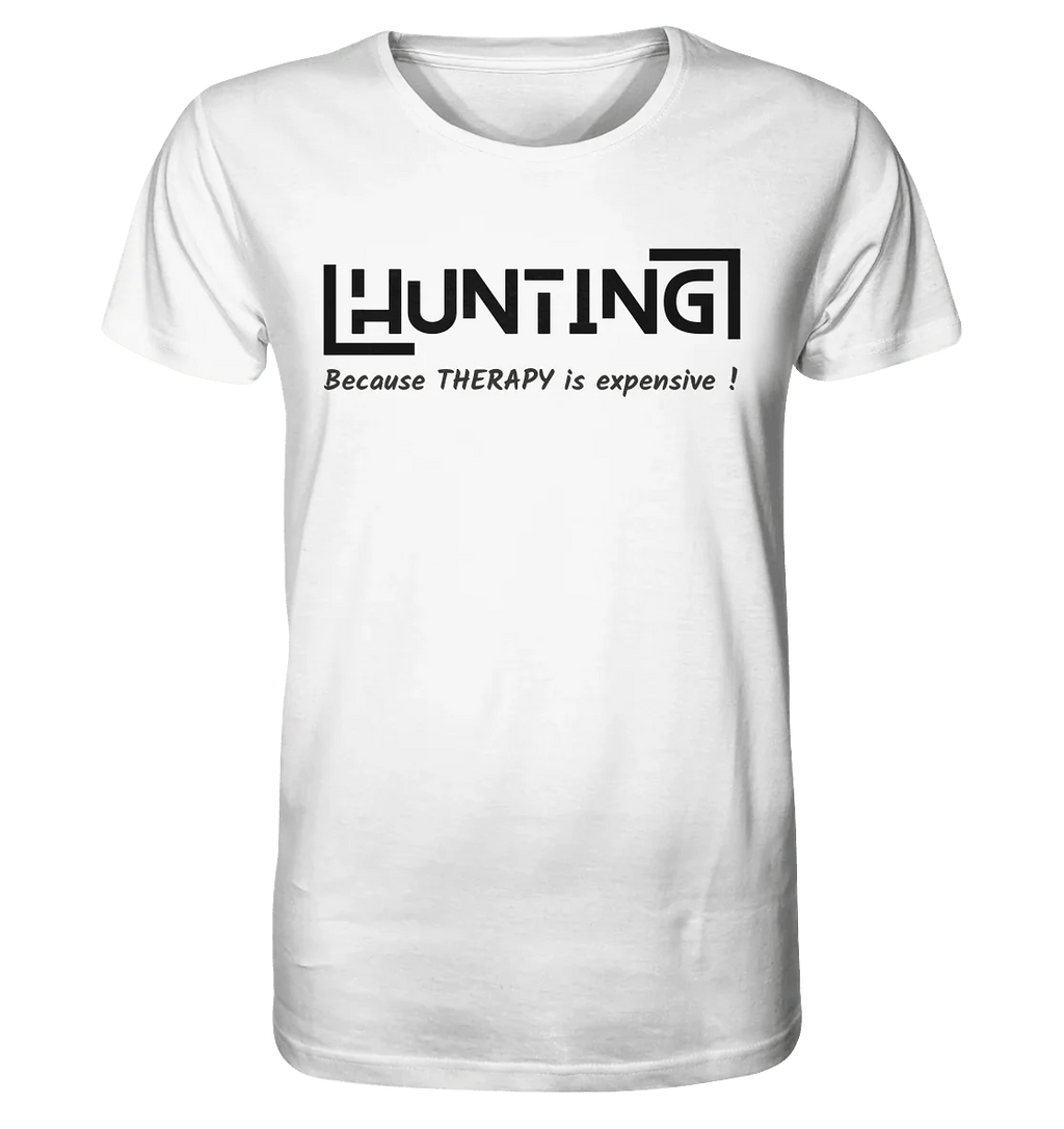 James Hunter - Nature and Beyond Unisex-Shirts White / XS HUNTING - Because Therapy is too expensive - Organic Shirt