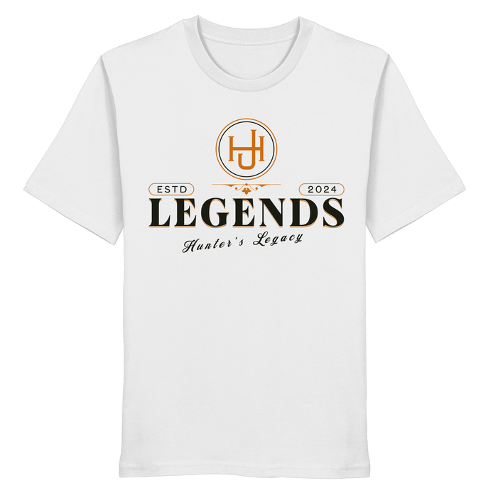 James Hunter - Nature and Beyond Unisex-Shirts White / XS LEGENDS - Hunter's Legacy - Organic Shirt