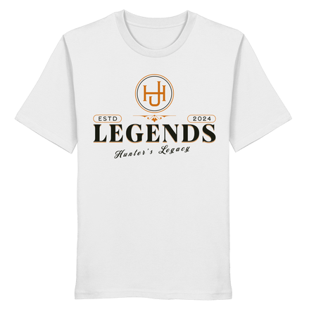 James Hunter - Nature and Beyond Unisex-Shirts White / XS LEGENDS - Hunter's Legacy - Organic Shirt
