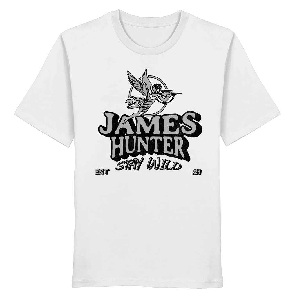 James Hunter - Nature and Beyond Unisex-Shirts White / XS Stay Wild – James Hunter Angel Edition - Organic Shirt
