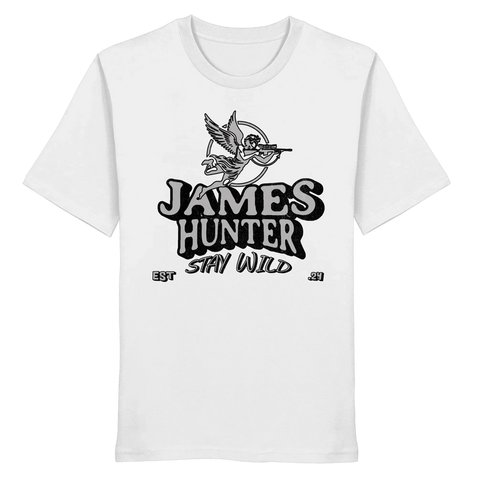 James Hunter - Nature and Beyond Unisex-Shirts White / XS Stay Wild – James Hunter Angel Edition - Organic Shirt