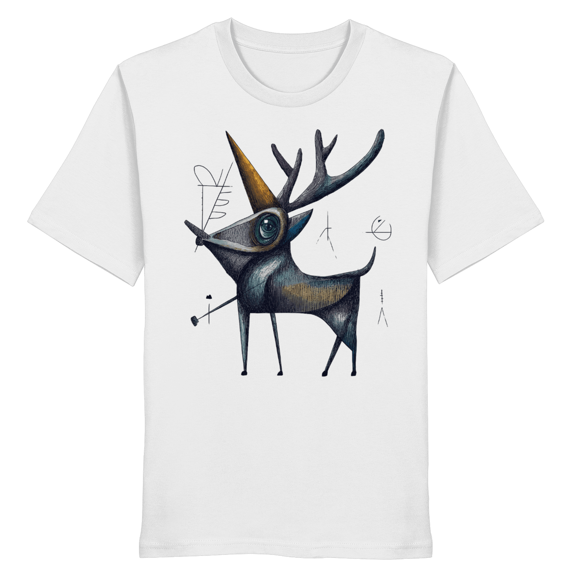 James Hunter - Nature and Beyond Unisex-Shirts White / XS The Watcher — Art Collection Organic T-Shirt No. 8