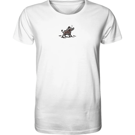 James Hunter - Nature and Beyond Unisex-Shirts White / XS Wild Boar - Simple - Organic Shirt