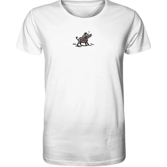 James Hunter - Nature and Beyond Unisex-Shirts White / XS Wild Boar - Simple - Organic Shirt