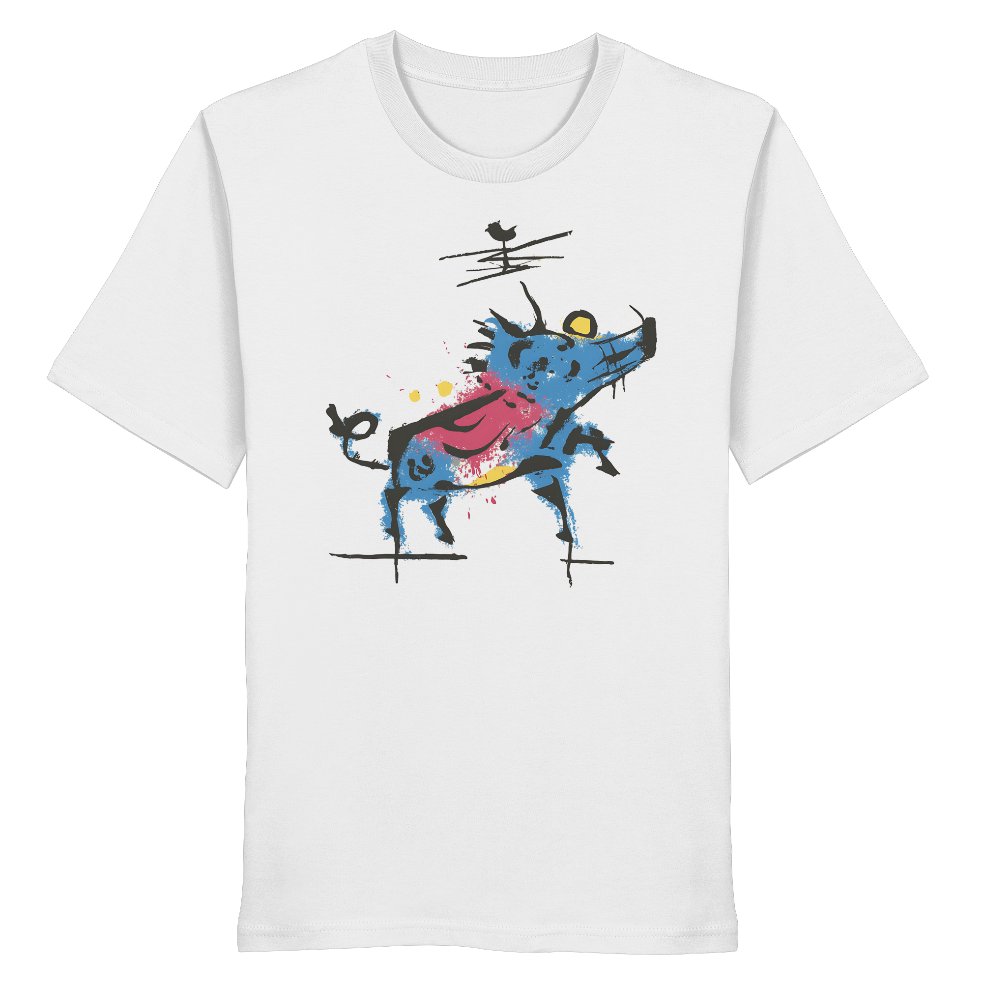 James Hunter - Nature and Beyond Unisex-Shirts White / XS Wild Charge — Art Collection Organic T-Shirt No. 5 - Organic Shirt