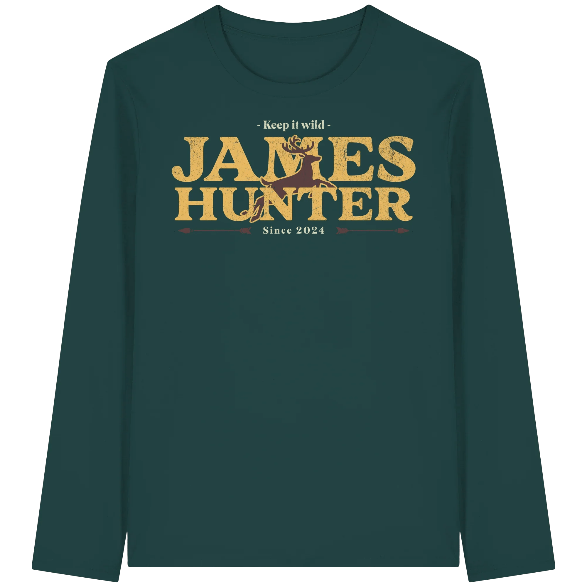 Keep It Wild - Organic Longsleeve T-Shirt - James Hunter - Nature and Beyond