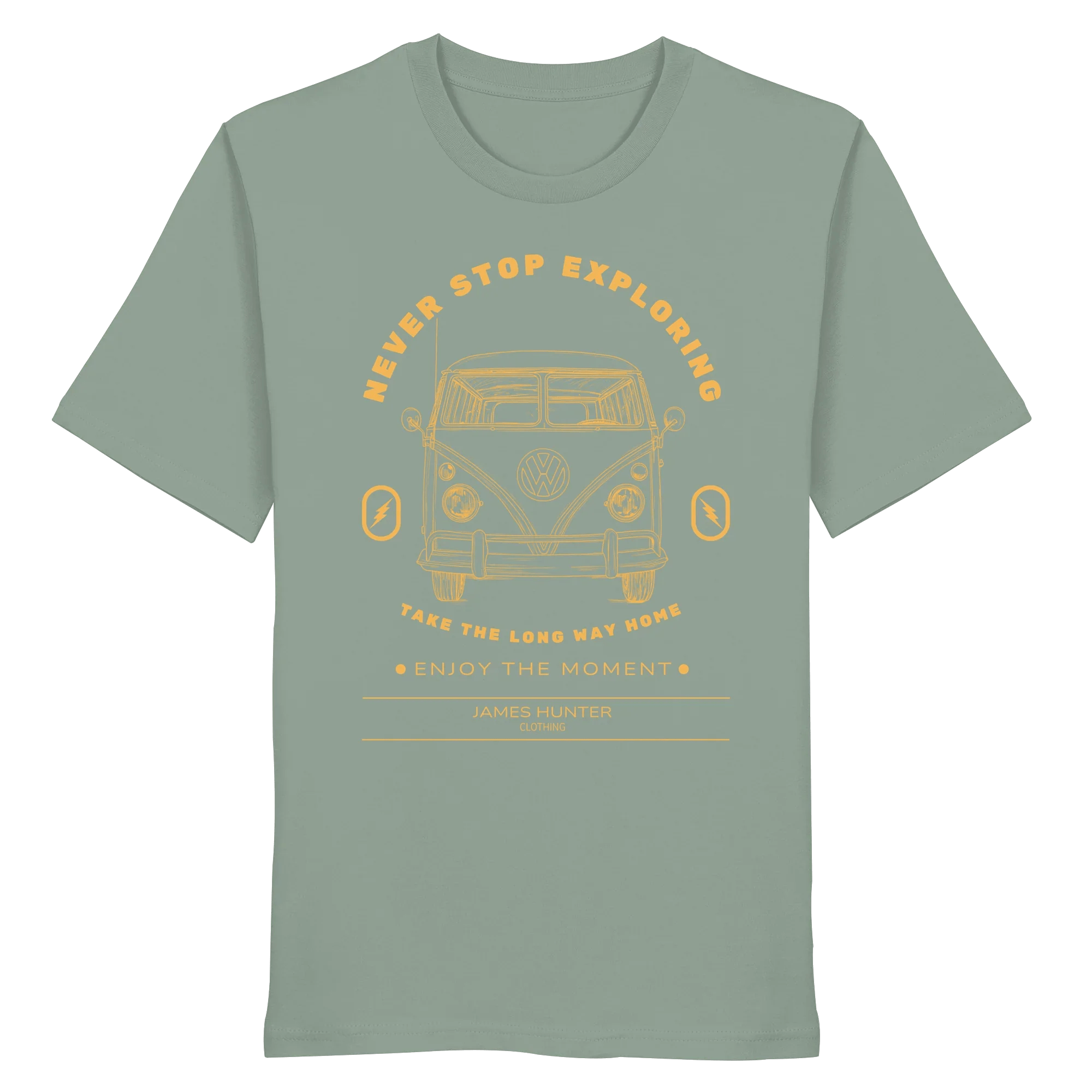 Never Stop Exploring - Organic Shirt - James Hunter - Nature and Beyond