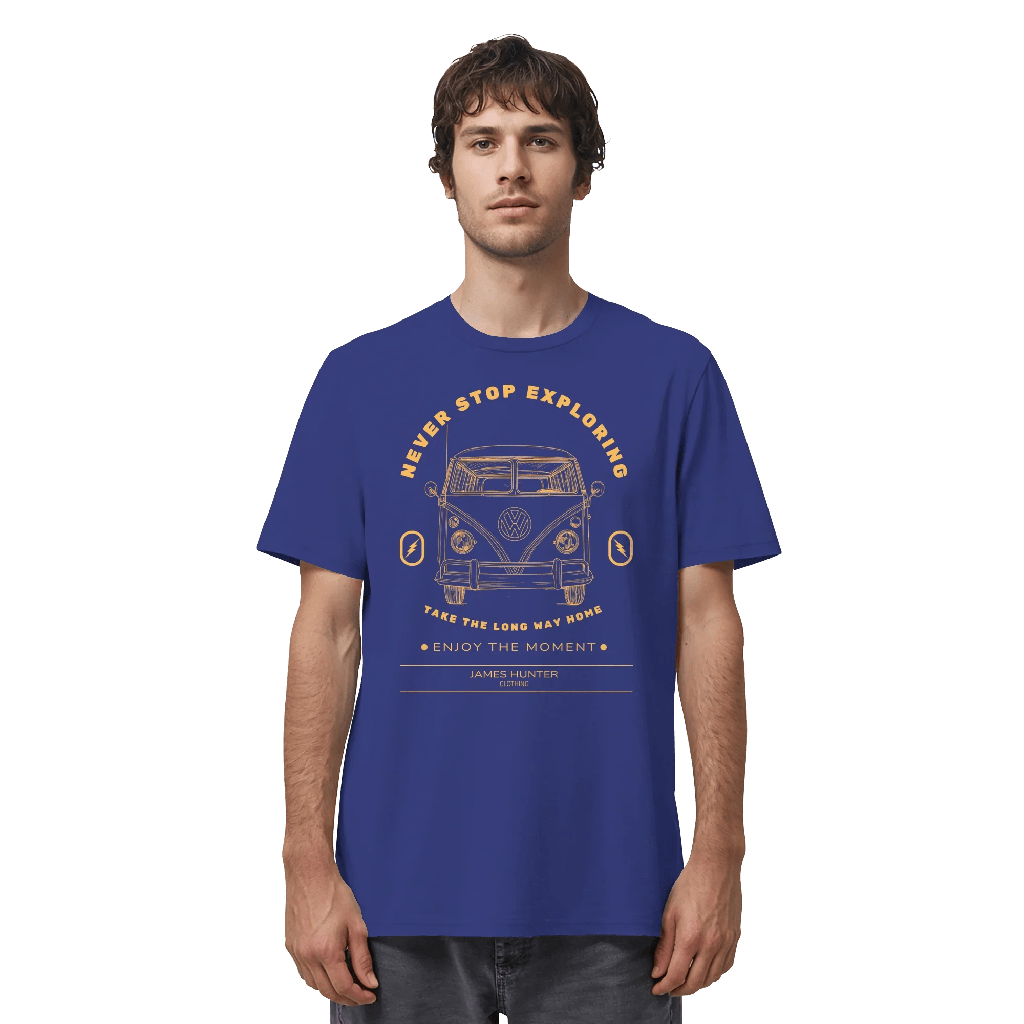 Never Stop Exploring - Organic Shirt - James Hunter - Nature and Beyond