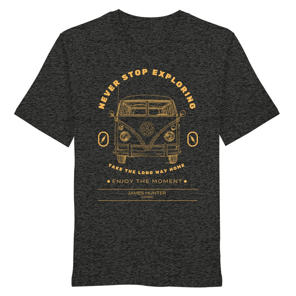 Never Stop Exploring - Organic Shirt - James Hunter - Nature and Beyond