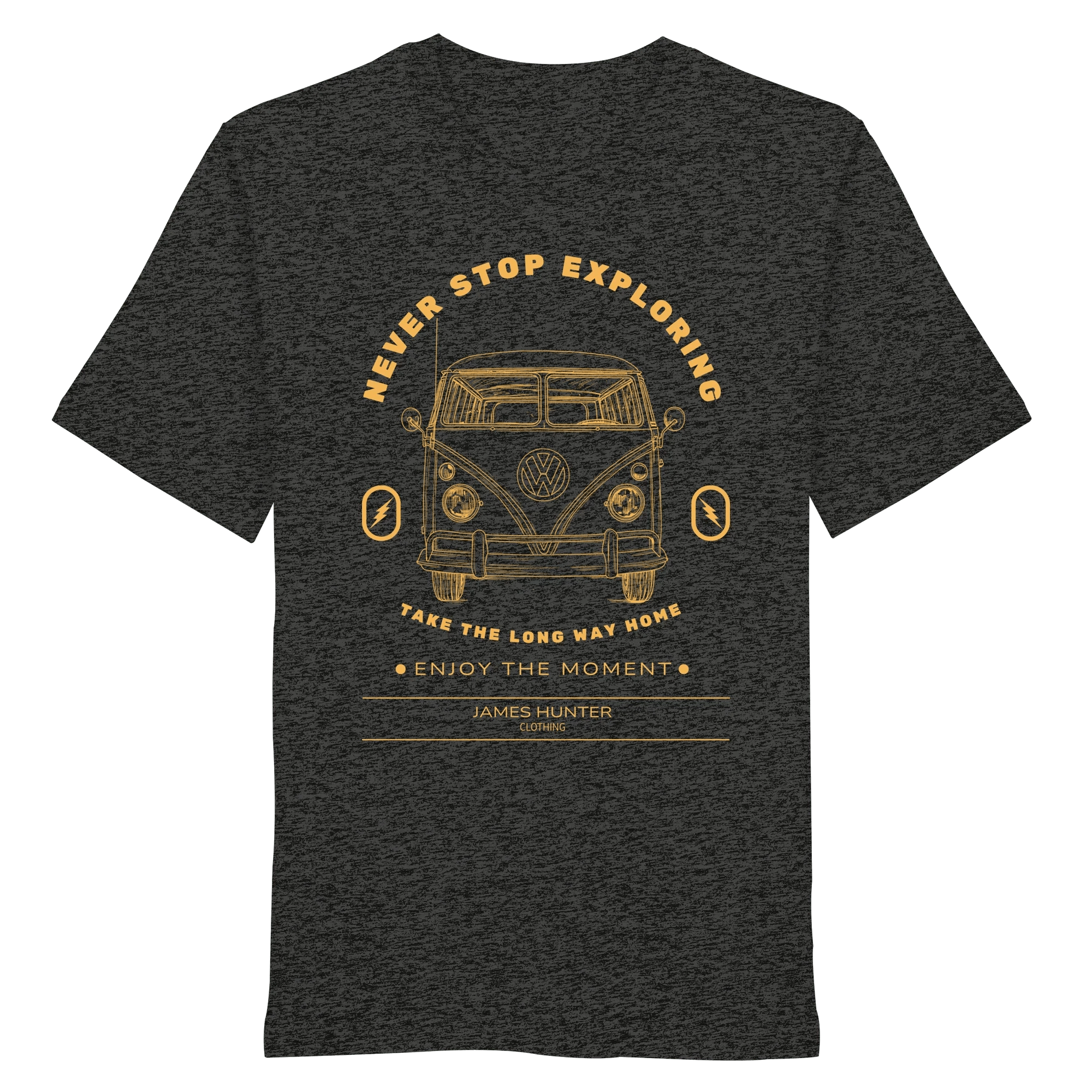 Never Stop Exploring - Organic Shirt - James Hunter - Nature and Beyond