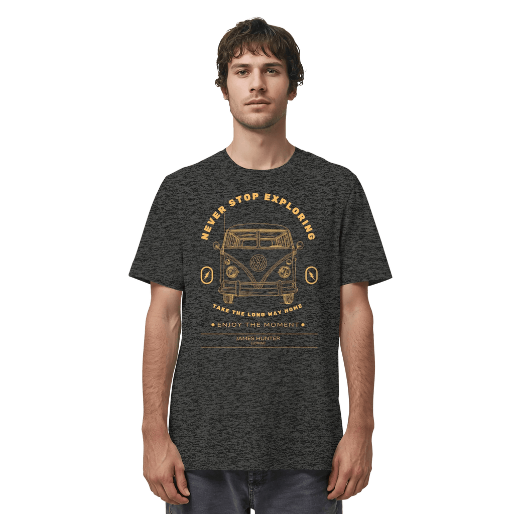 Never Stop Exploring - Organic Shirt - James Hunter - Nature and Beyond