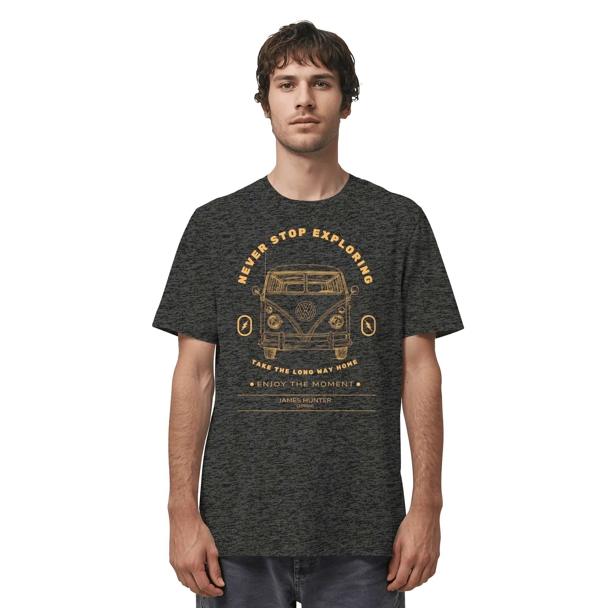 Never Stop Exploring - Organic Shirt - James Hunter - Nature and Beyond