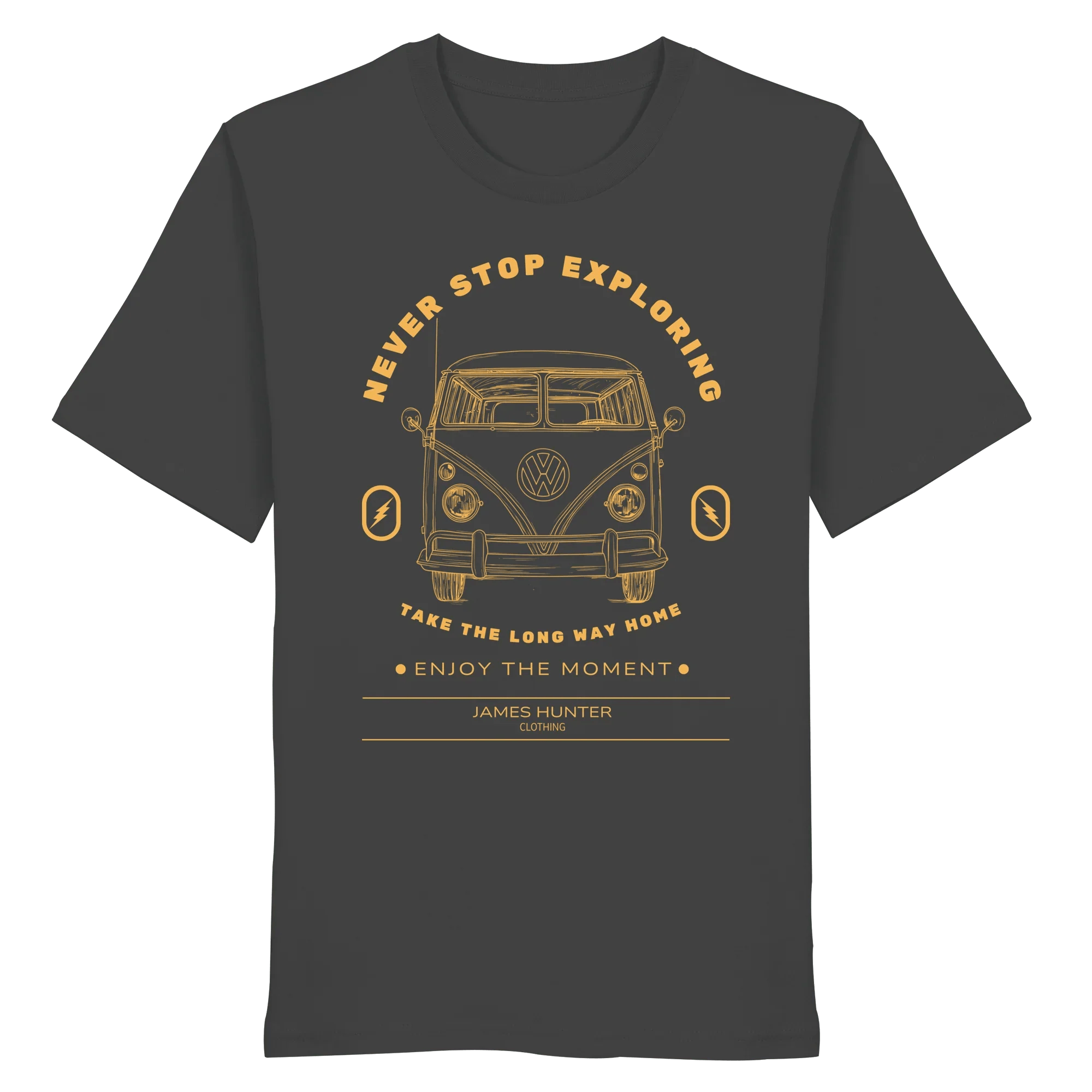 Never Stop Exploring - Organic Shirt - James Hunter - Nature and Beyond