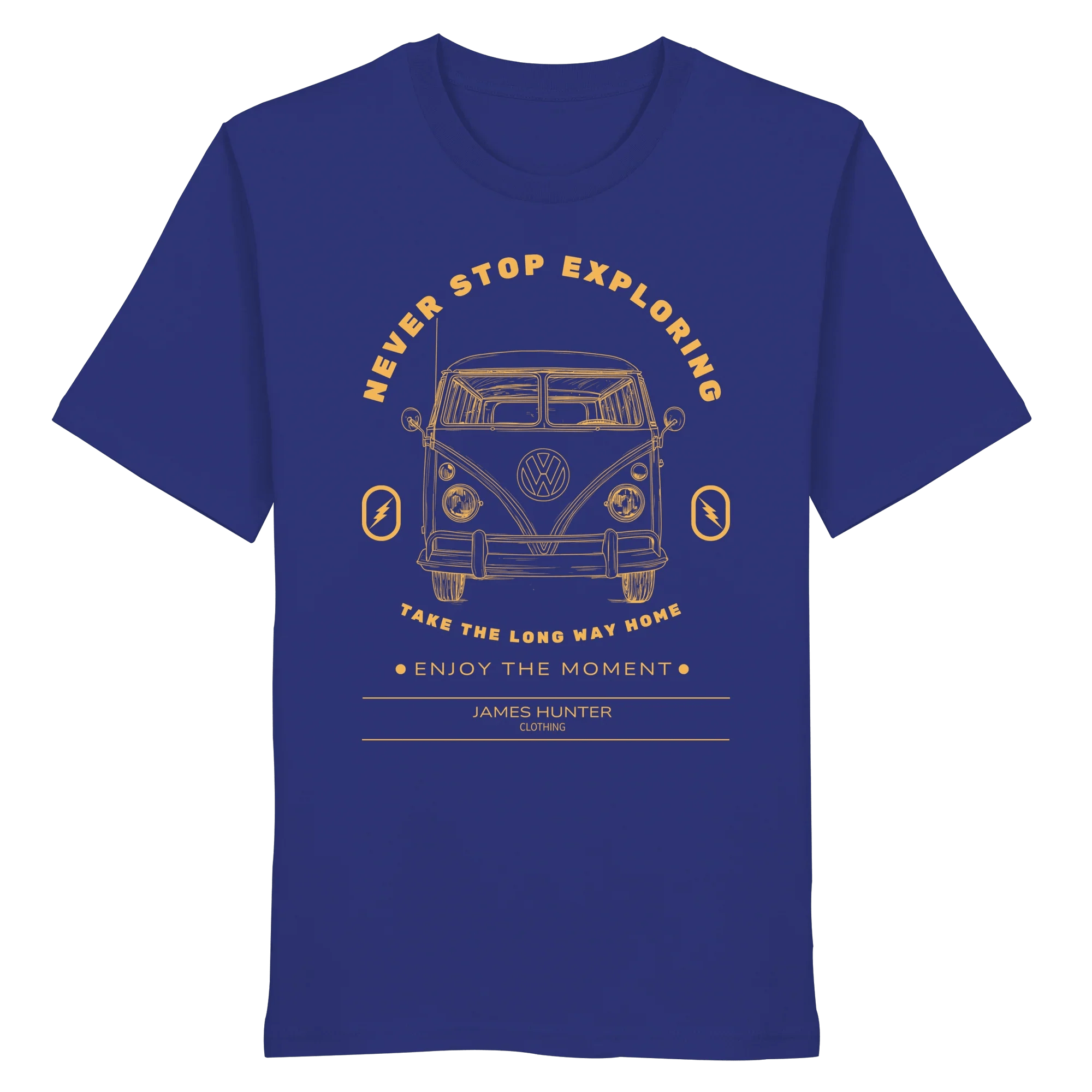 Never Stop Exploring - Organic Shirt - James Hunter - Nature and Beyond