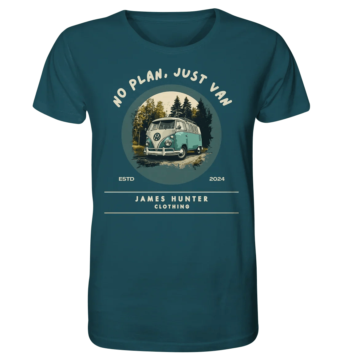 No Plan, Just Van - Organic Shirt - James Hunter - Nature and Beyond
