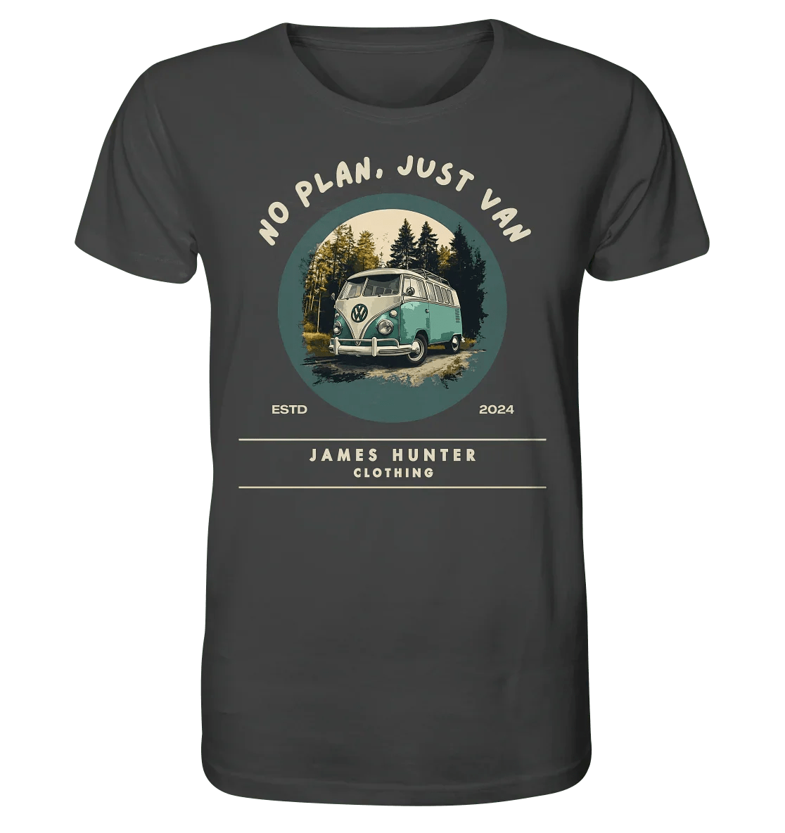 No Plan, Just Van - Organic Shirt - James Hunter - Nature and Beyond