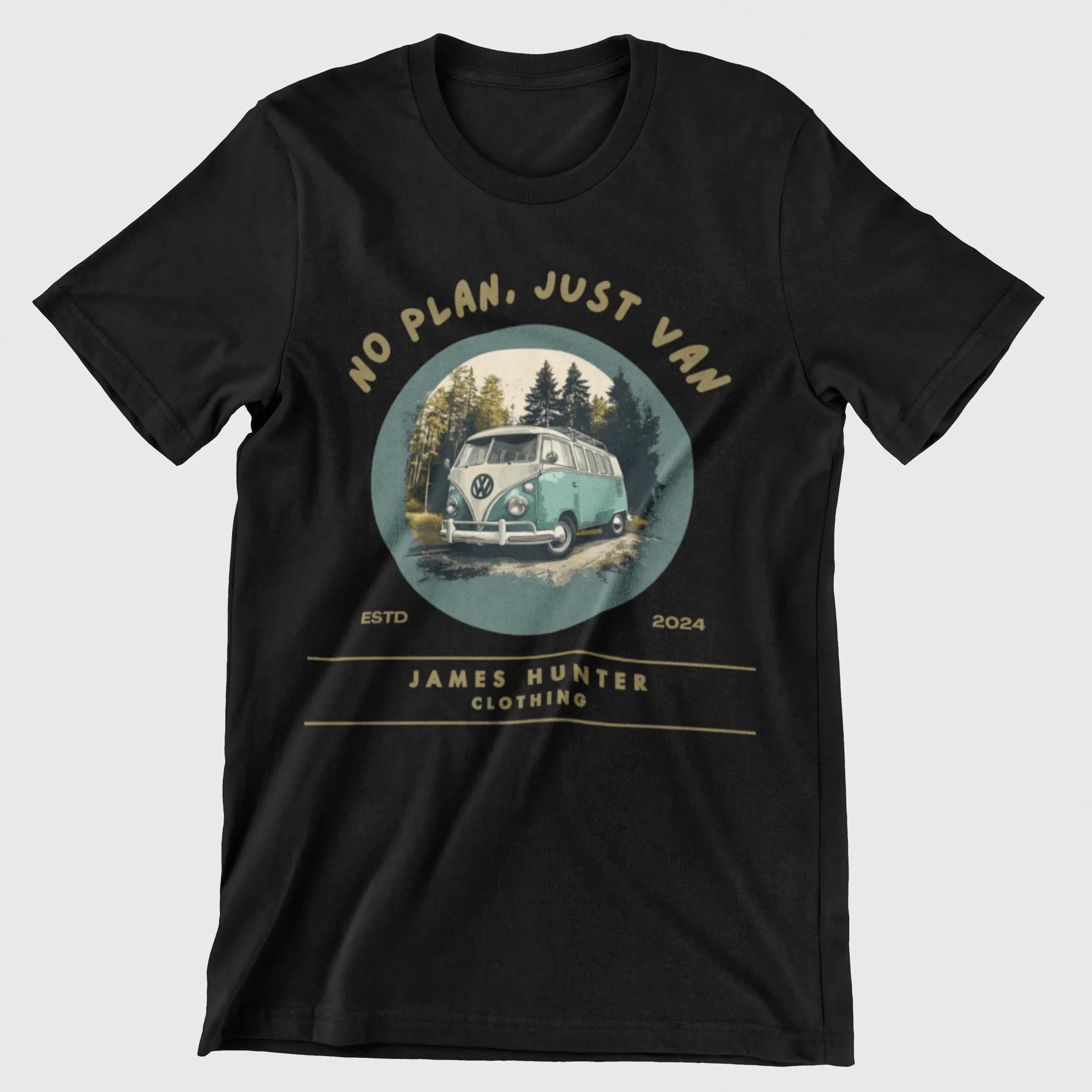 No Plan, Just Van - Organic Shirt - James Hunter - Nature and Beyond