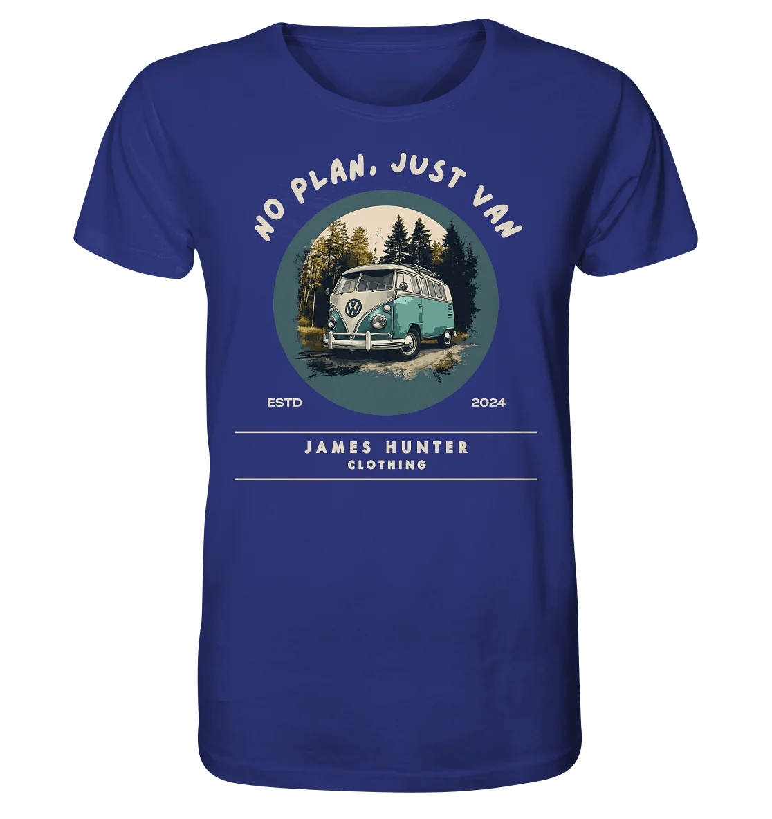 No Plan, Just Van - Organic Shirt - James Hunter - Nature and Beyond