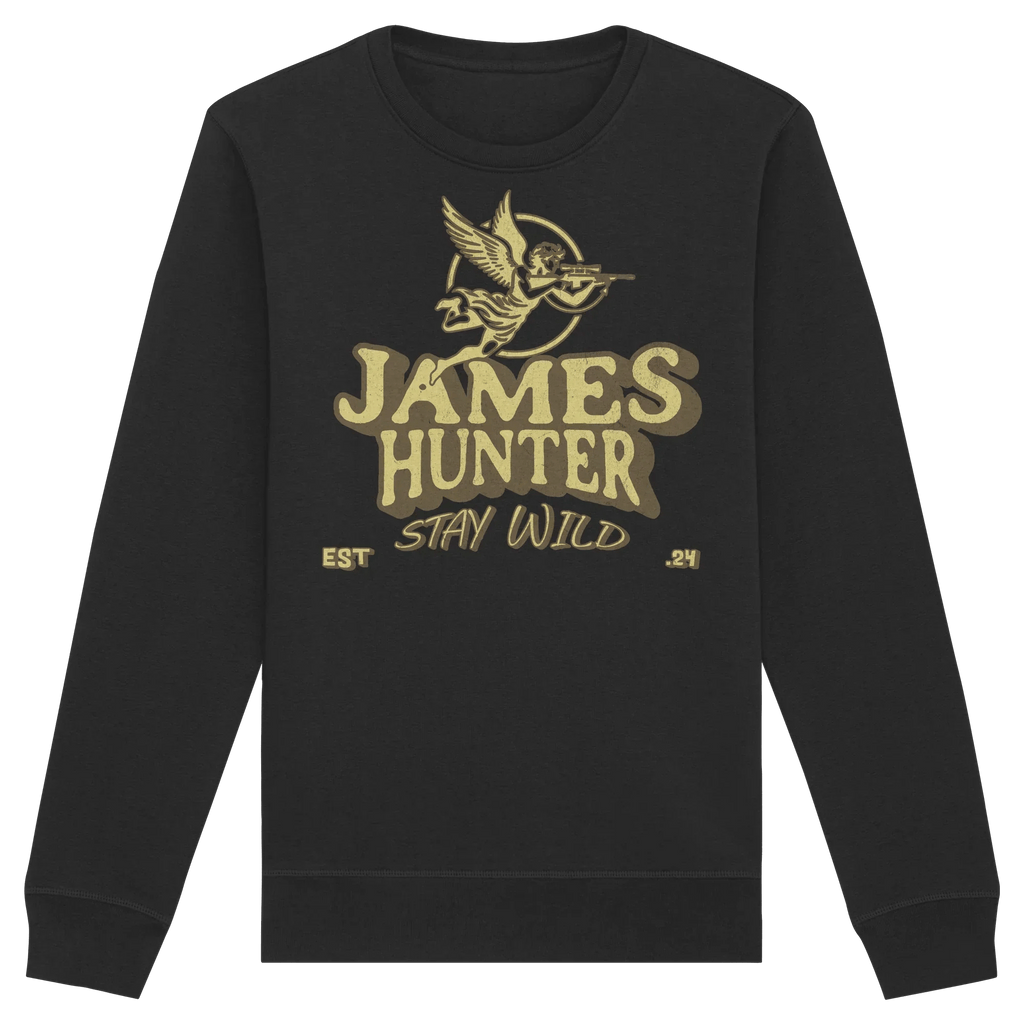Stay Wild – James Hunter Angel Edition - Organic Basic Unisex Sweatshirt - James Hunter - Nature and Beyond