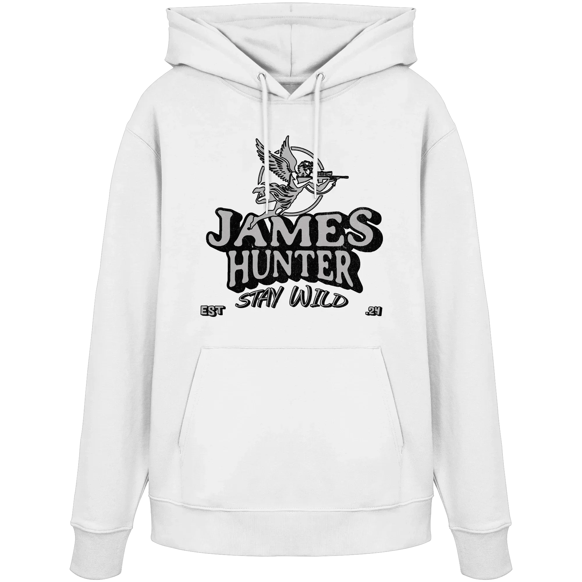 Stay Wild – James Hunter Angel Edition - Organic Hoodie - James Hunter - Nature and Beyond
