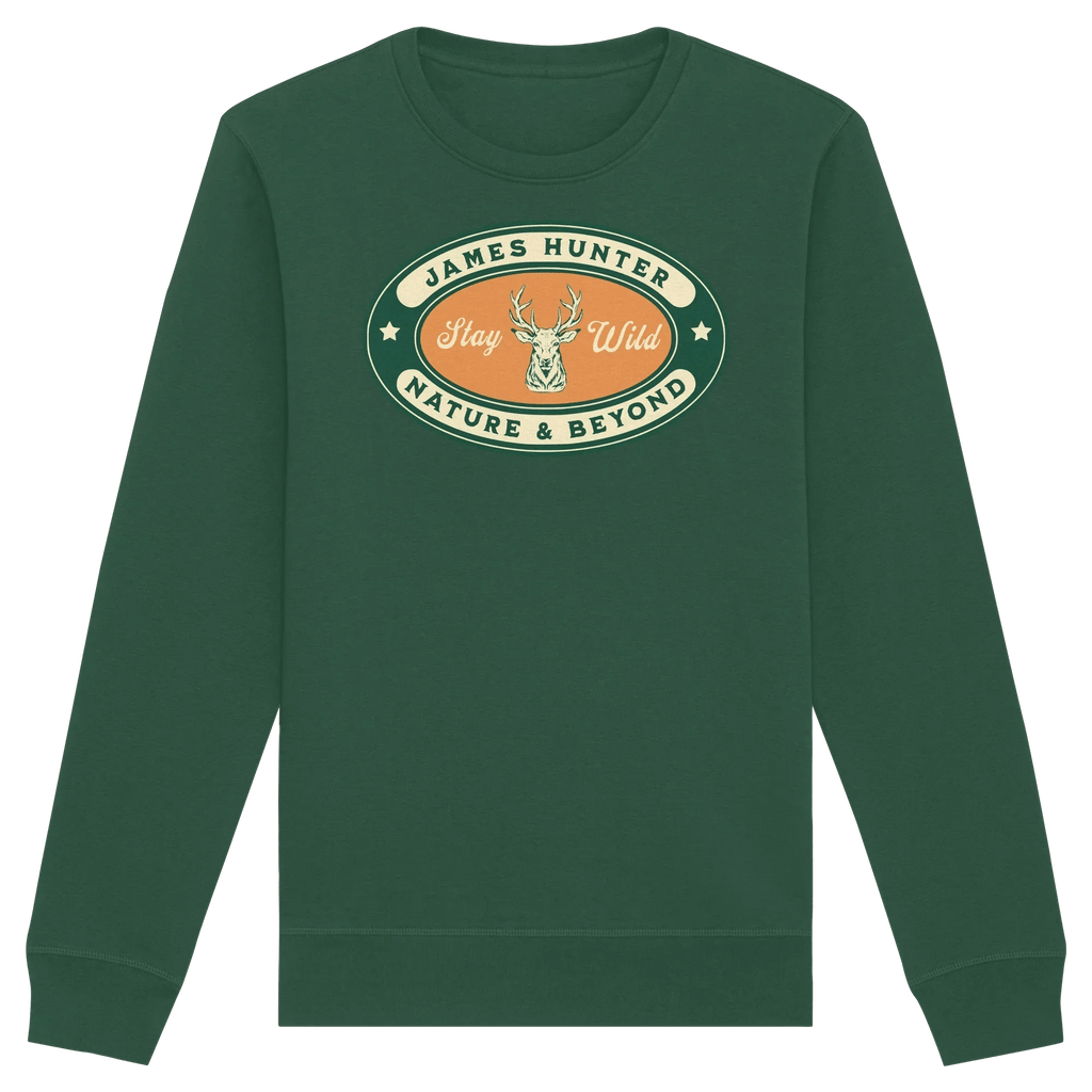 Stay Wild – James Hunter Original - Organic Basic Unisex Sweatshirt - James Hunter - Nature and Beyond