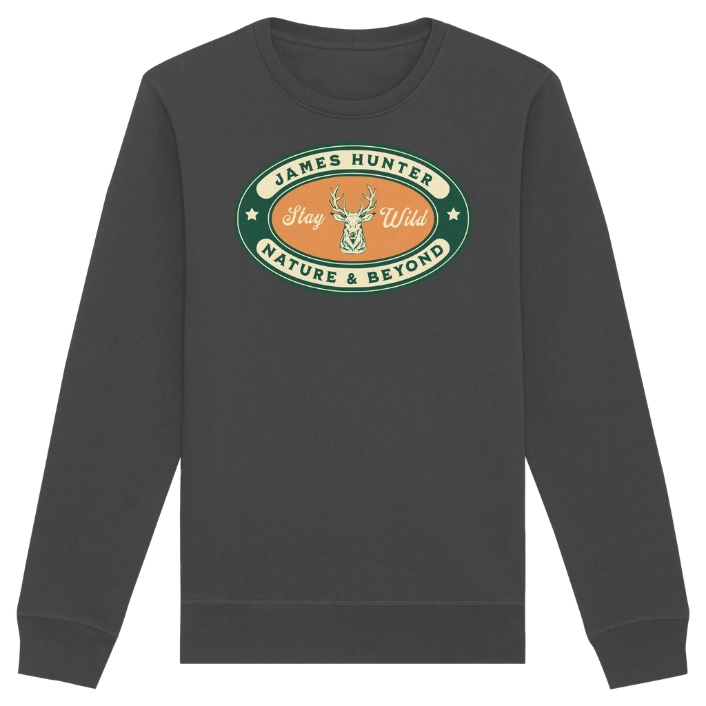 Stay Wild – James Hunter Original - Organic Basic Unisex Sweatshirt - James Hunter - Nature and Beyond