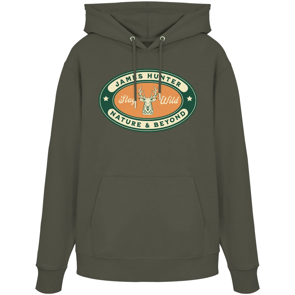 Stay Wild – James Hunter Original - Organic Hoodie - James Hunter - Nature and Beyond