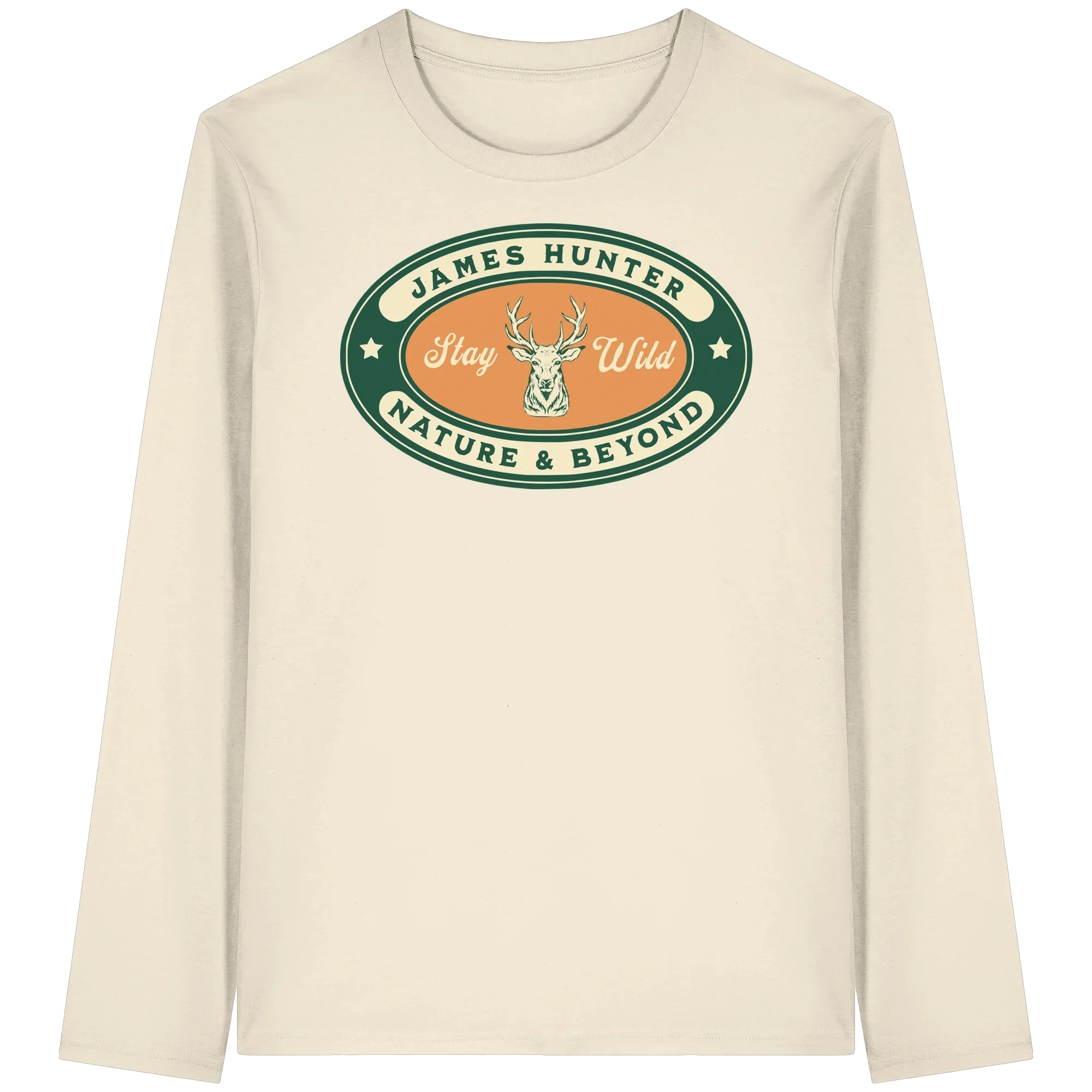 Stay Wild – James Hunter Original - Organic Longsleeve T-Shirt - James Hunter - Nature and Beyond