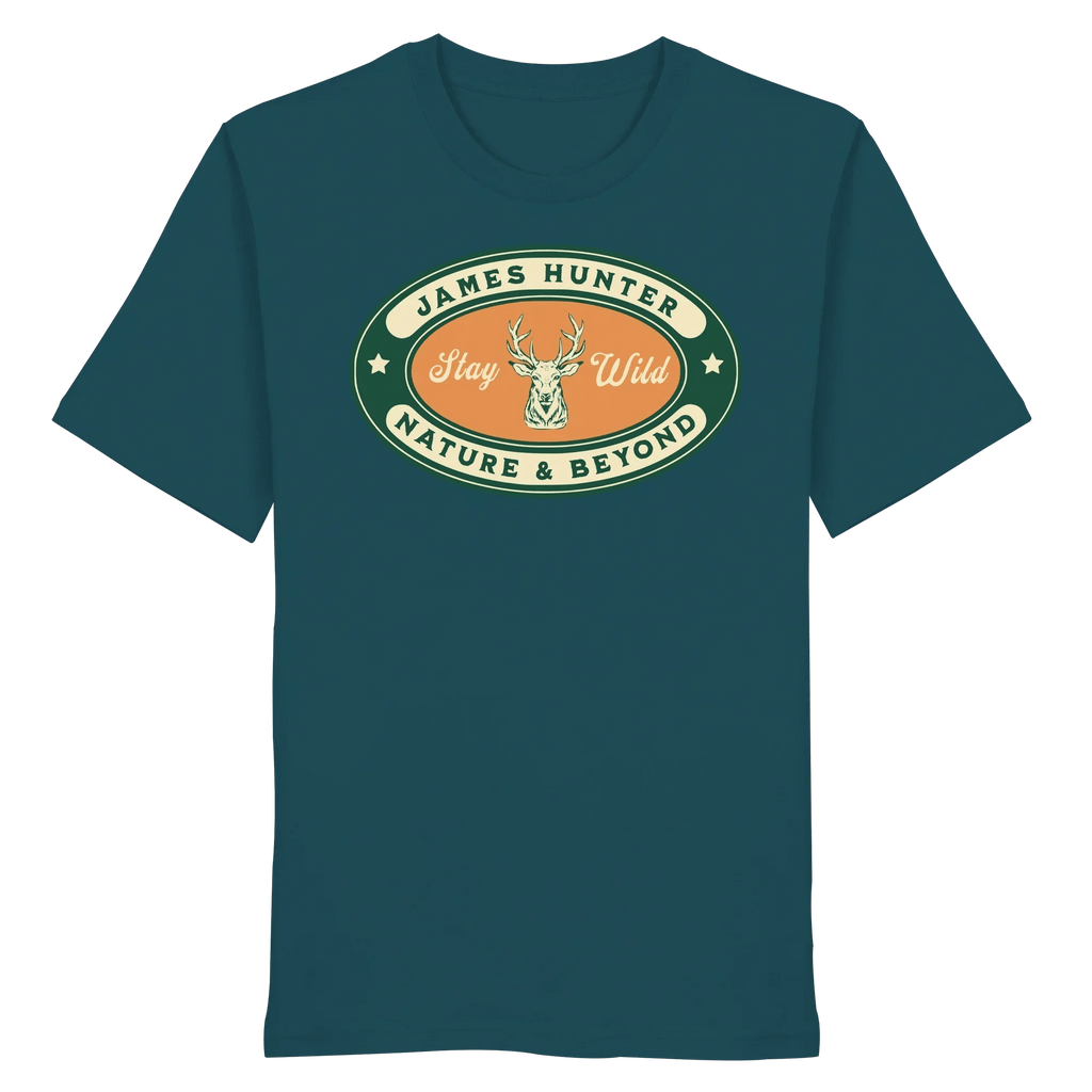 Stay Wild – James Hunter Original - Organic Shirt - James Hunter - Nature and Beyond