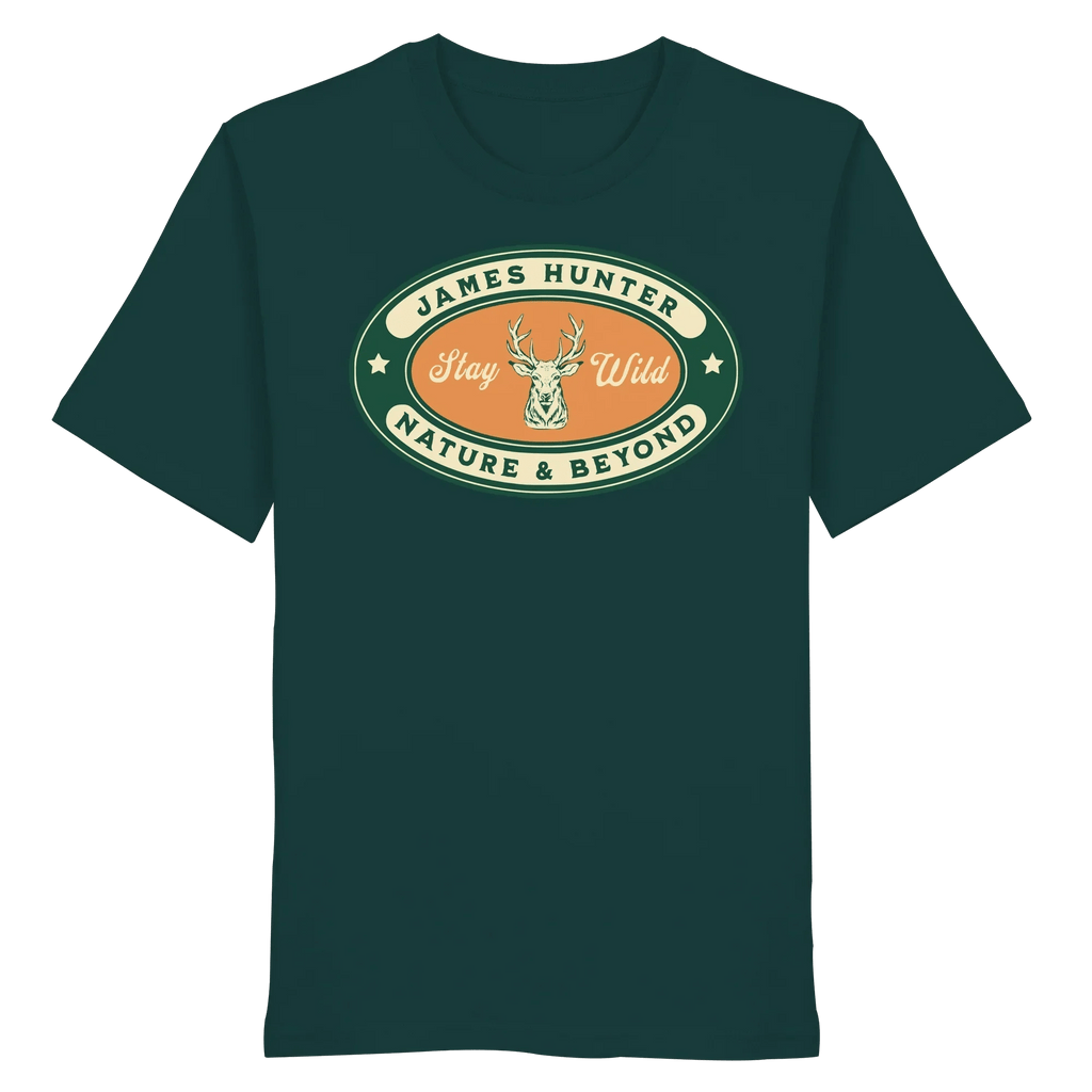Stay Wild – James Hunter Original - Organic Shirt - James Hunter - Nature and Beyond