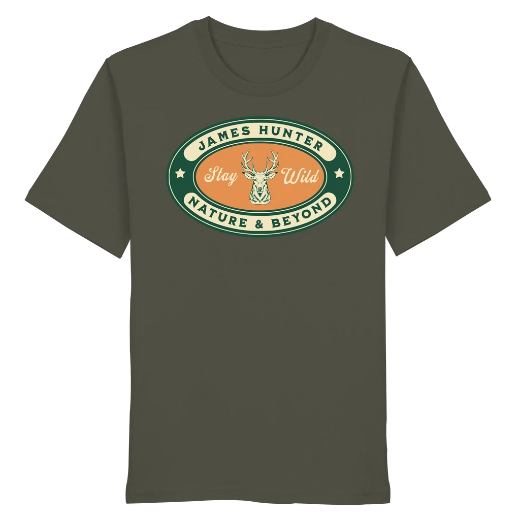 Stay Wild – James Hunter Original - Organic Shirt - James Hunter - Nature and Beyond