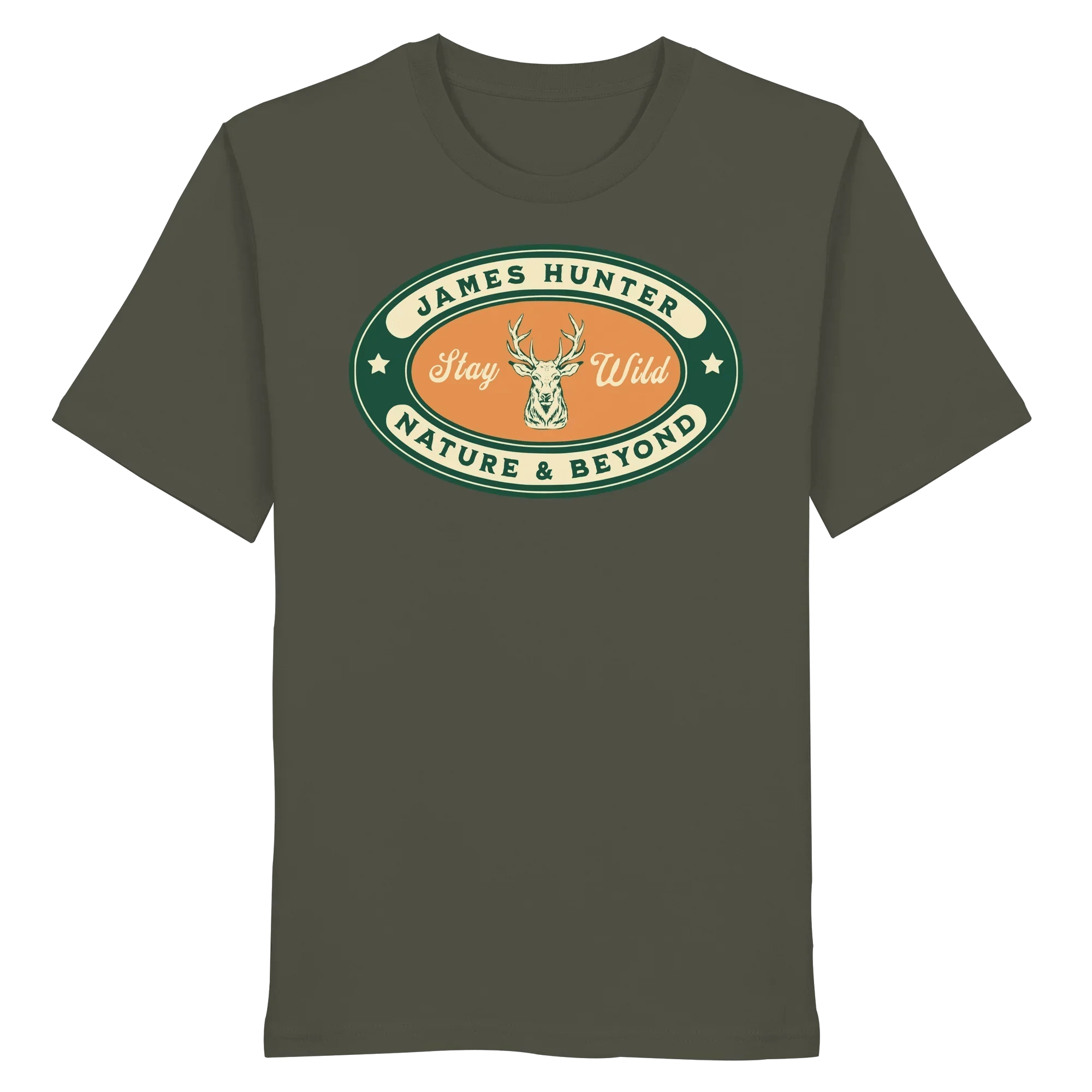 Stay Wild – James Hunter Original - Organic Shirt - James Hunter - Nature and Beyond