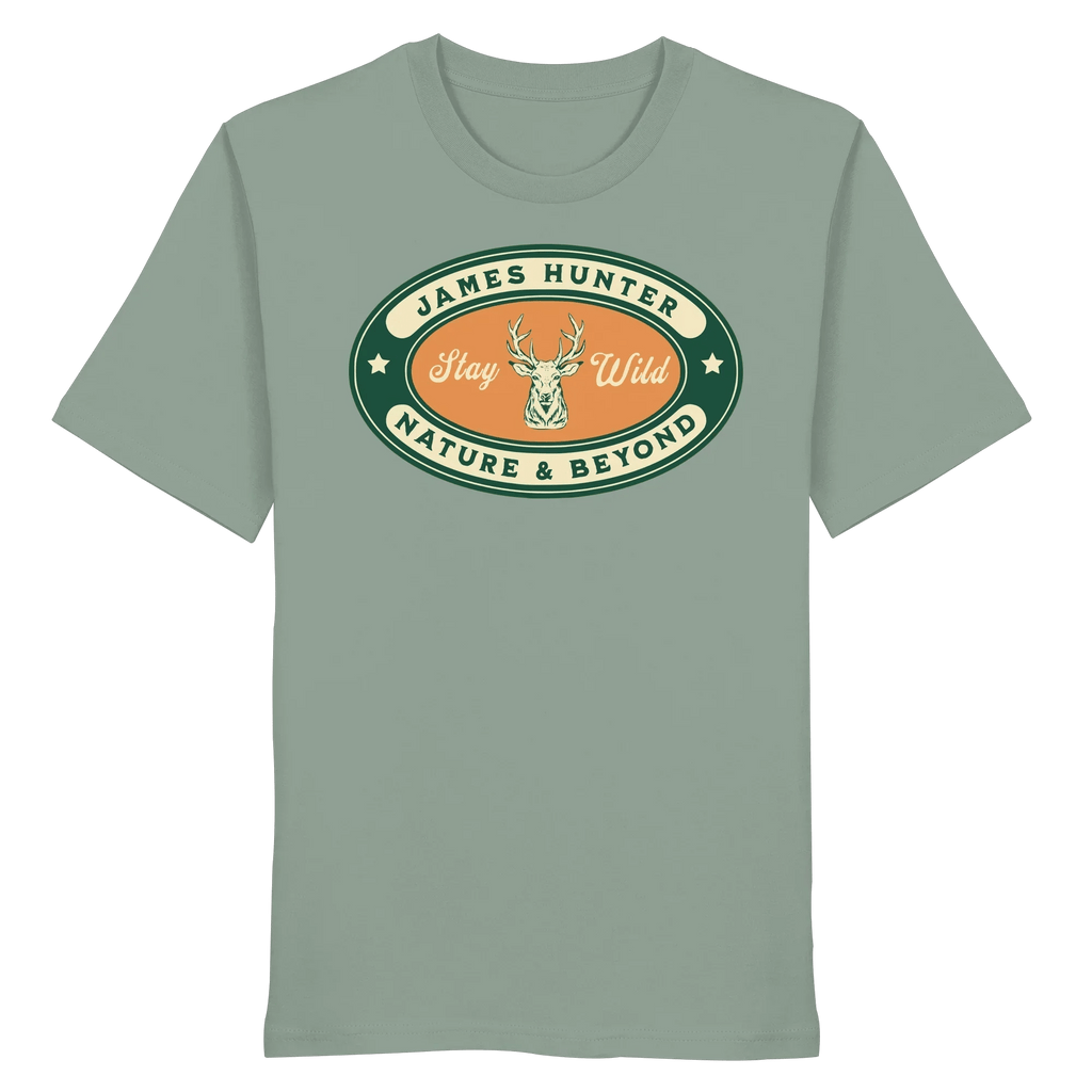 Stay Wild – James Hunter Original - Organic Shirt - James Hunter - Nature and Beyond