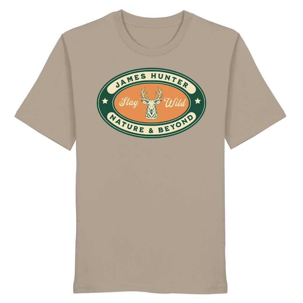 Stay Wild – James Hunter Original - Organic Shirt - James Hunter - Nature and Beyond