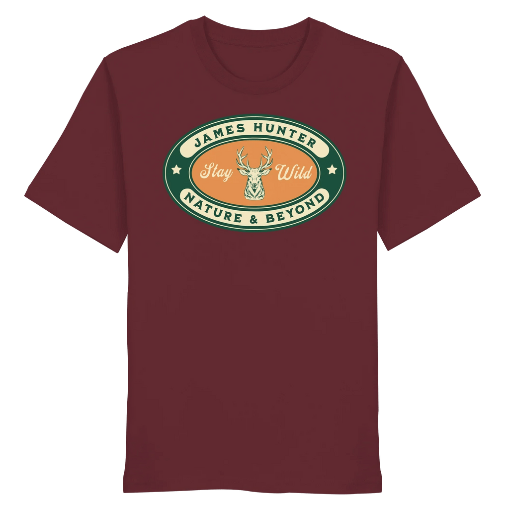 Stay Wild – James Hunter Original - Organic Shirt - James Hunter - Nature and Beyond