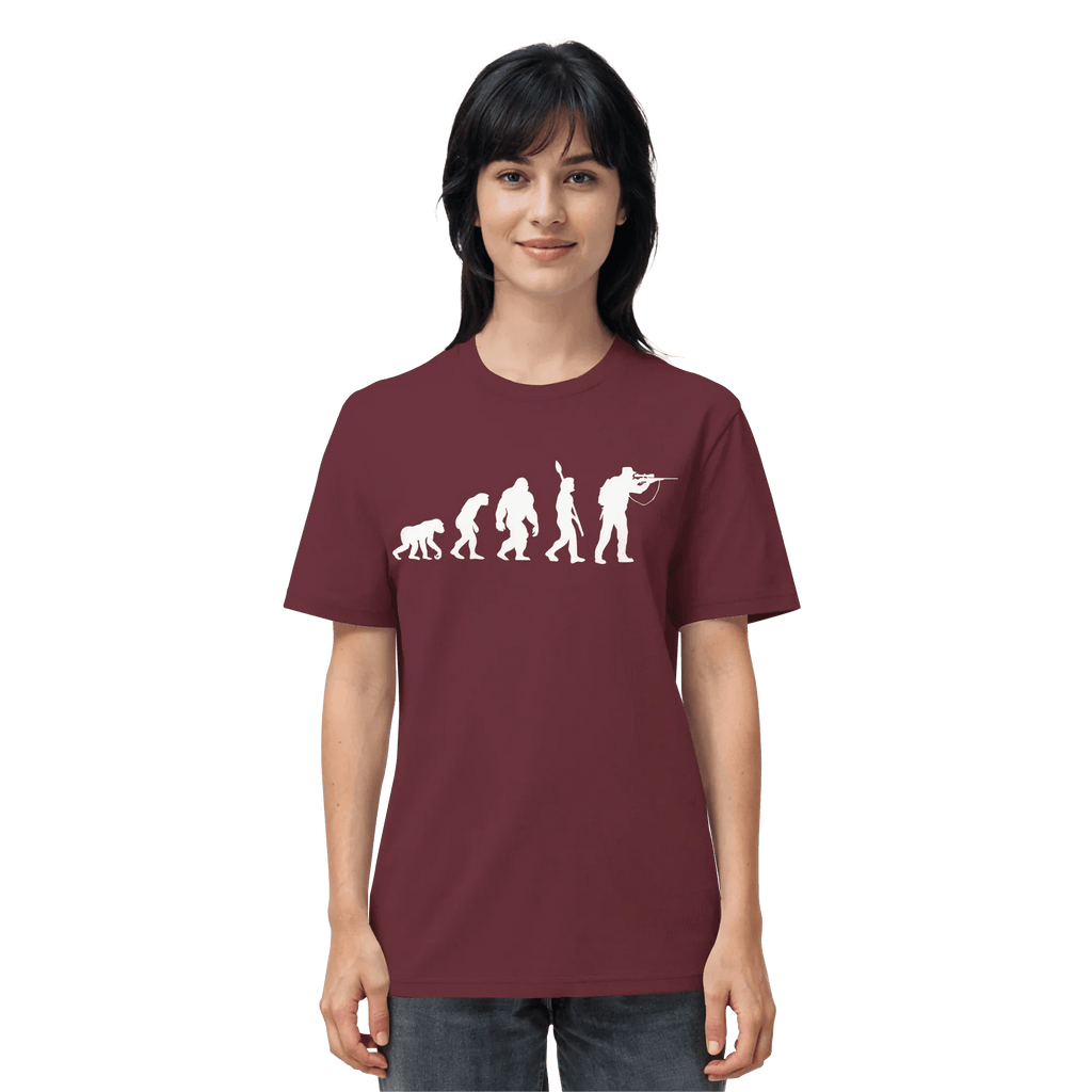 The Evolution of the Hunter - Organic Shirt - James Hunter - Nature and Beyond