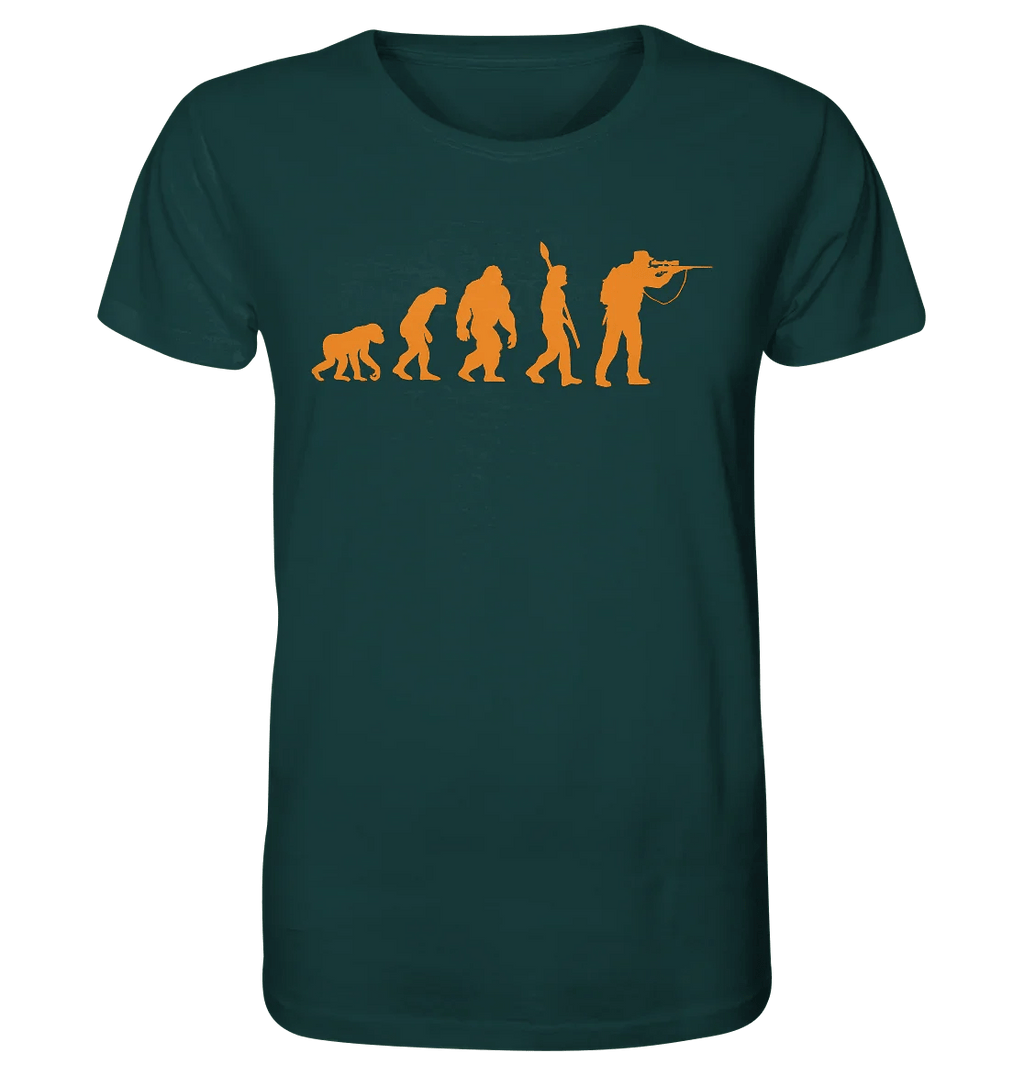 The Evolution of the Hunter - Organic Shirt - James Hunter - Nature and Beyond