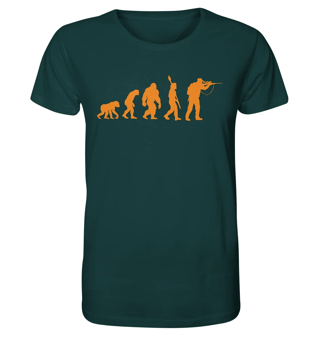 The Evolution of the Hunter - Organic Shirt - James Hunter - Nature and Beyond