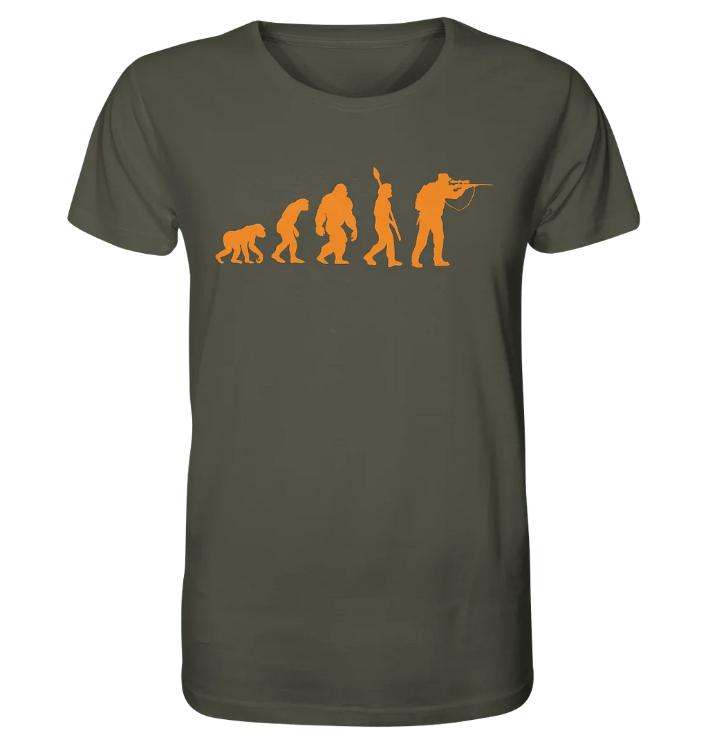The Evolution of the Hunter - Organic Shirt - James Hunter - Nature and Beyond