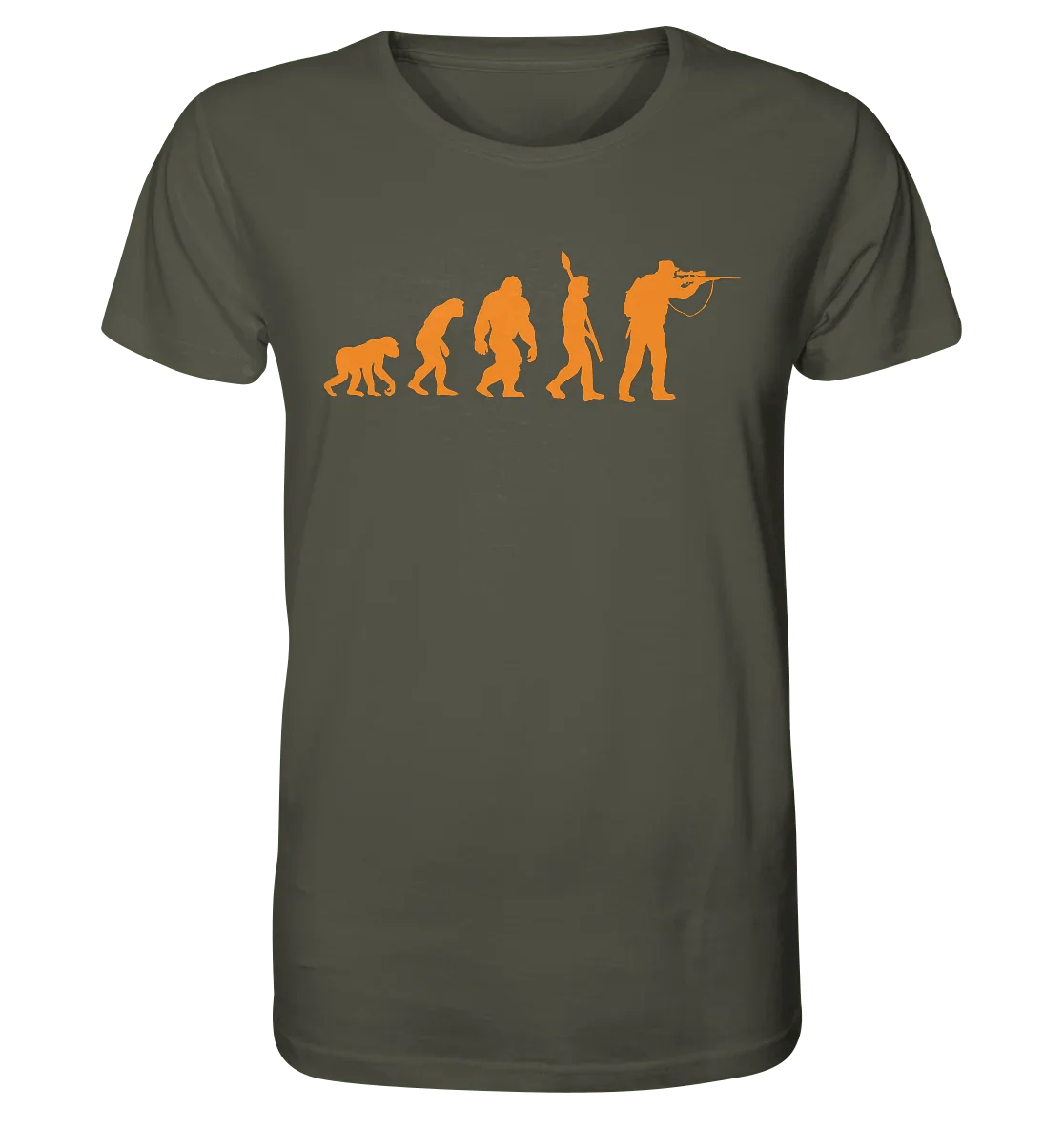 The Evolution of the Hunter - Organic Shirt - James Hunter - Nature and Beyond