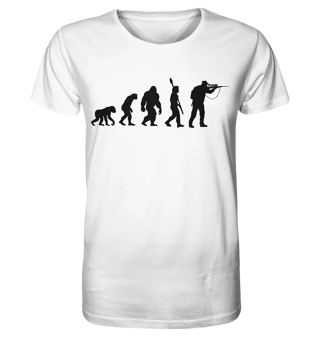 The Evolution of the Hunter - Organic Shirt - James Hunter - Nature and Beyond