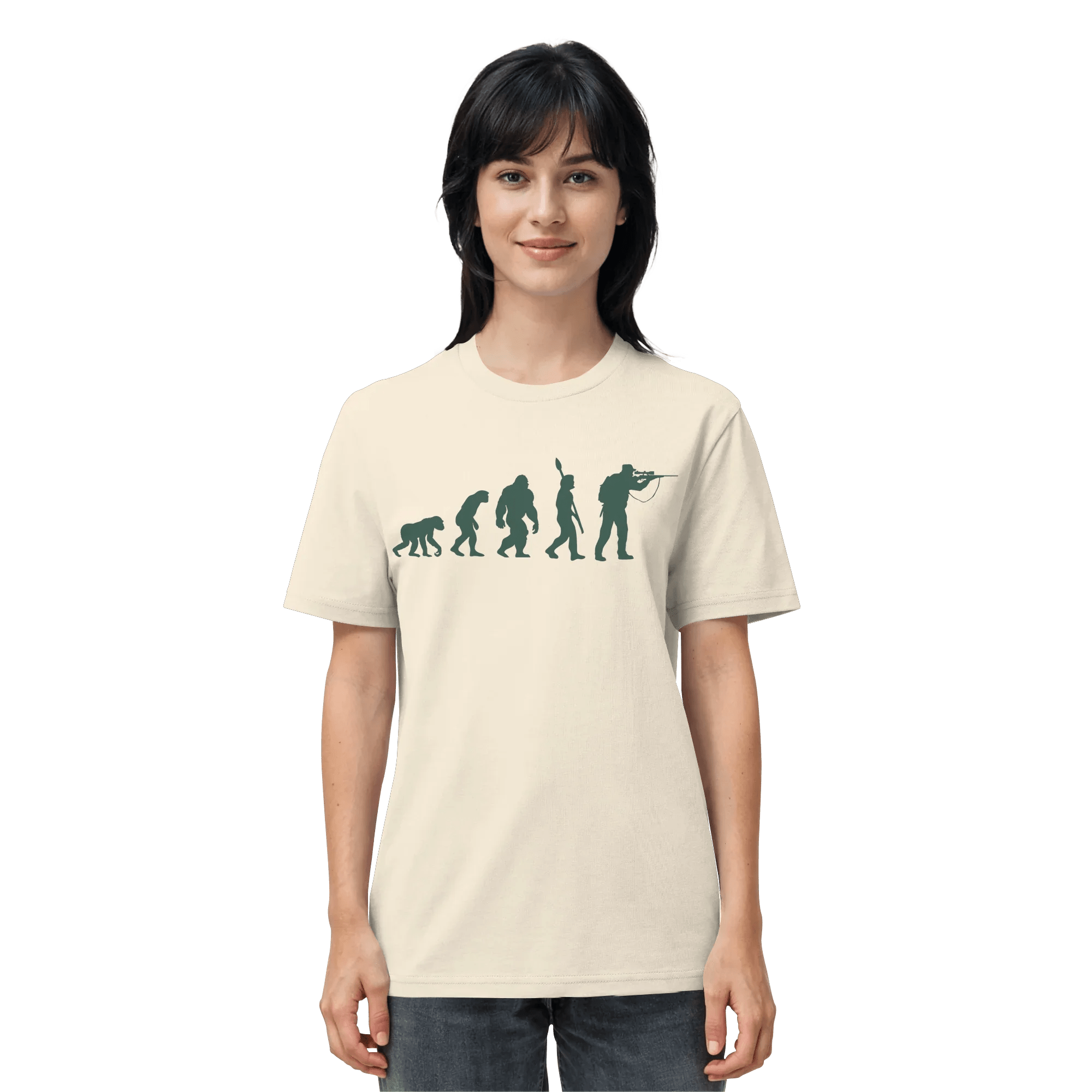 The Evolution of the Hunter - Organic Shirt - James Hunter - Nature and Beyond